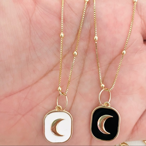 Crescent Moon Necklace - Picture 3 of 8